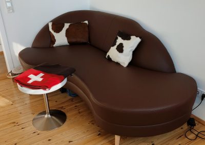 Unikat – Dieses Sofa wurde nach Kundenwusch entworfen und angefertigt